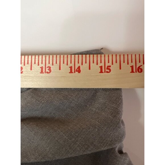 Anthropologie Cartonnier Tencel Blend Ruched Grey Pencil Skirt Women's Size 6 - Picture 4 of 9